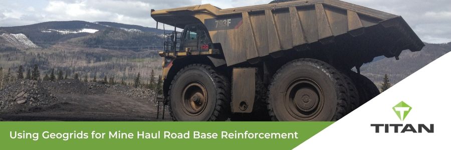 Using Geogrids for Mine Haul Road Base Reinforcement